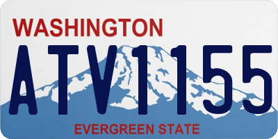 WA license plate ATV1155