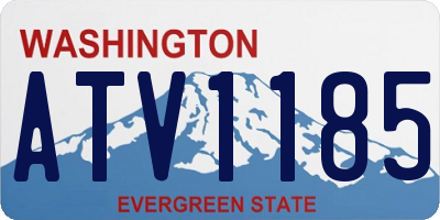 WA license plate ATV1185