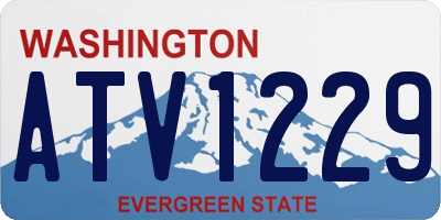 WA license plate ATV1229