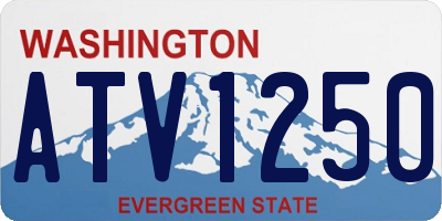 WA license plate ATV1250
