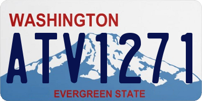WA license plate ATV1271