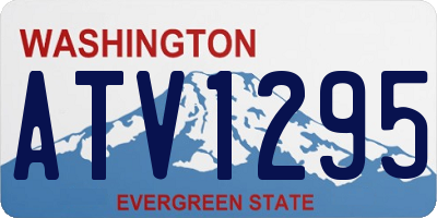 WA license plate ATV1295