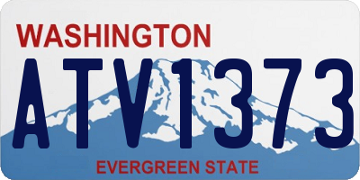 WA license plate ATV1373