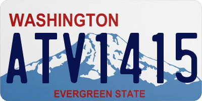 WA license plate ATV1415
