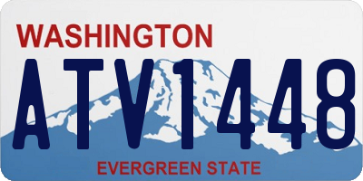 WA license plate ATV1448
