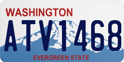 WA license plate ATV1468