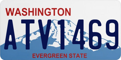 WA license plate ATV1469
