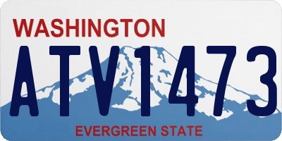 WA license plate ATV1473