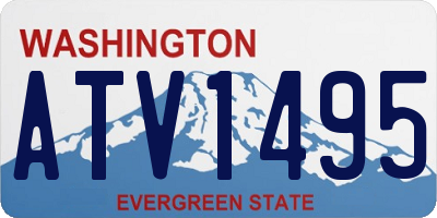 WA license plate ATV1495