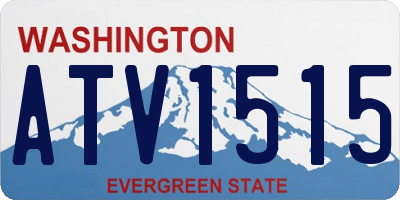 WA license plate ATV1515