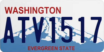 WA license plate ATV1517