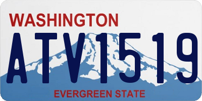WA license plate ATV1519