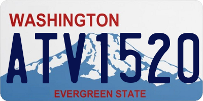 WA license plate ATV1520