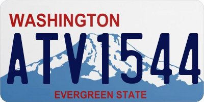 WA license plate ATV1544