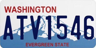 WA license plate ATV1546