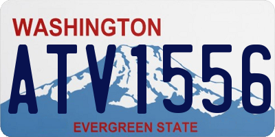WA license plate ATV1556