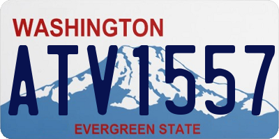 WA license plate ATV1557