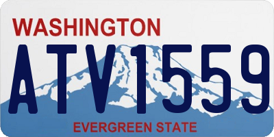 WA license plate ATV1559