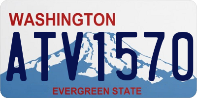 WA license plate ATV1570