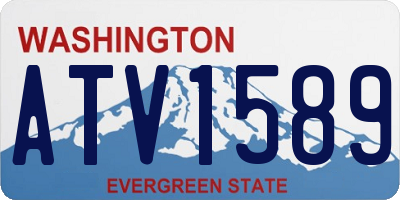 WA license plate ATV1589