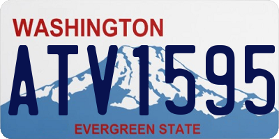WA license plate ATV1595