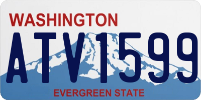 WA license plate ATV1599