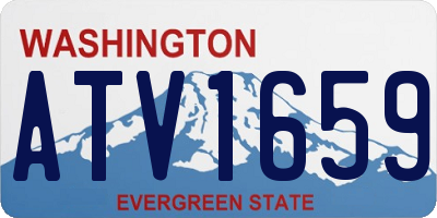 WA license plate ATV1659