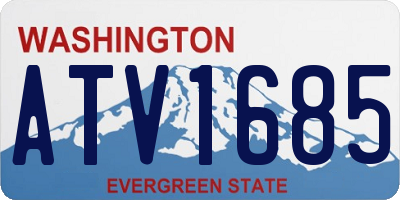 WA license plate ATV1685
