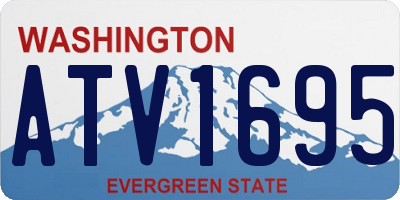 WA license plate ATV1695