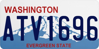 WA license plate ATV1696