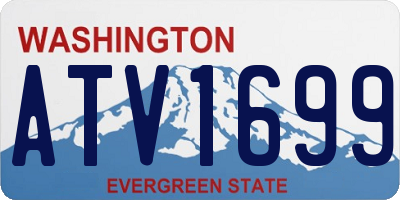 WA license plate ATV1699