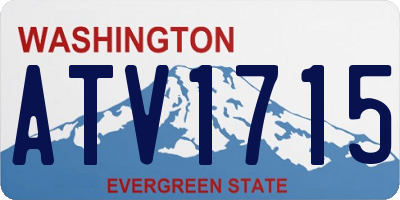 WA license plate ATV1715