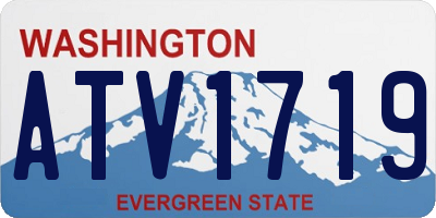 WA license plate ATV1719