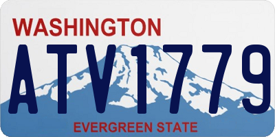 WA license plate ATV1779