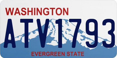 WA license plate ATV1793