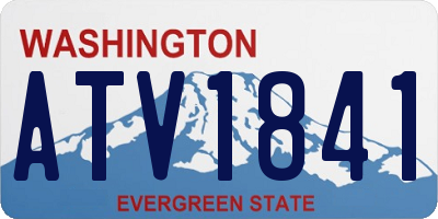 WA license plate ATV1841