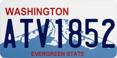 WA license plate ATV1852