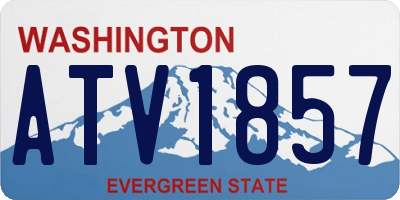 WA license plate ATV1857