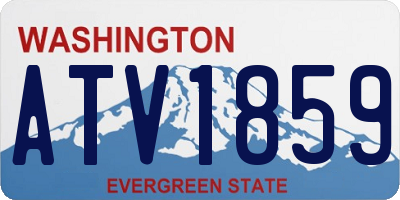 WA license plate ATV1859