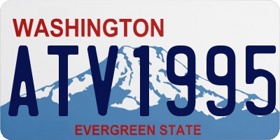 WA license plate ATV1995