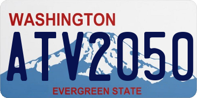 WA license plate ATV2050
