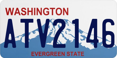 WA license plate ATV2146