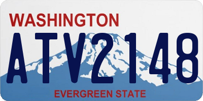 WA license plate ATV2148
