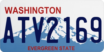 WA license plate ATV2169