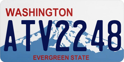 WA license plate ATV2248