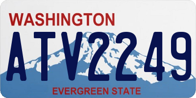 WA license plate ATV2249