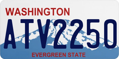 WA license plate ATV2250