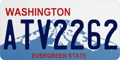 WA license plate ATV2262