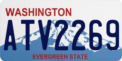 WA license plate ATV2269