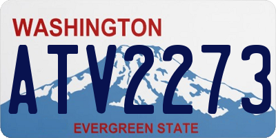 WA license plate ATV2273